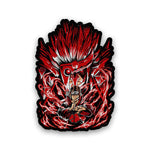 Clan killer Anime Glitter Sticker waterproof vinyl decal for laptop, bike, car & bottle