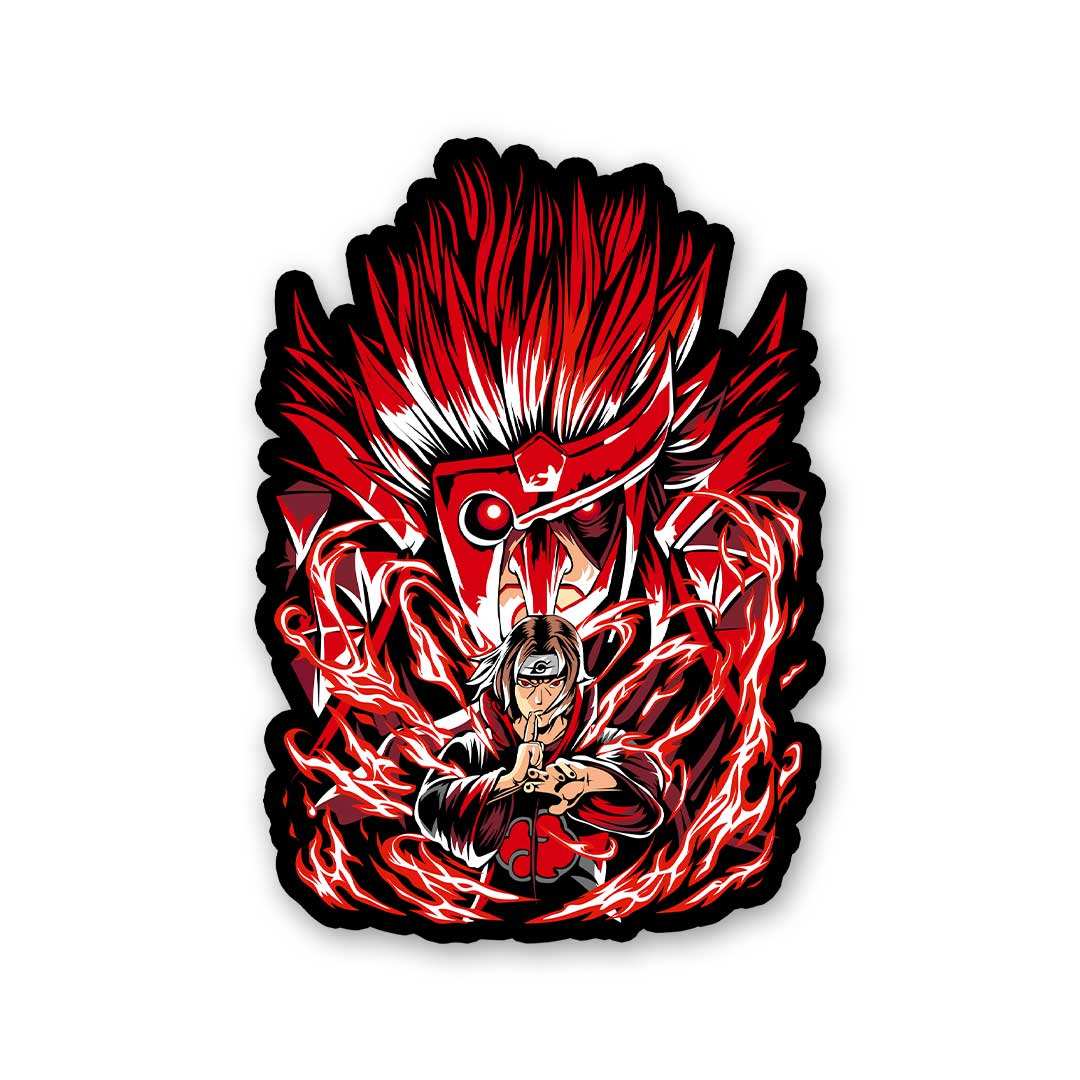 Clan Killer Ninja Anime Sticker waterproof vinyl decal for laptop, bike, car & bottle
