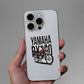 Classic Retro Motorcycle Glitter Sticker