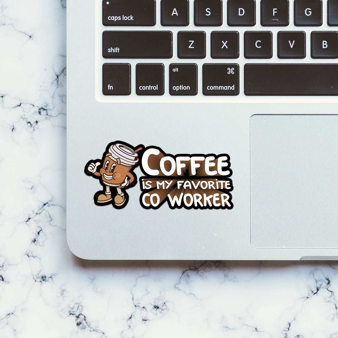 Co Worker Stickers waterproof vinyl decal for laptop, bike, car & bottle