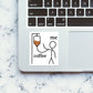 Coffee Me Sticker waterproof vinyl decal for laptop, bike, car & bottle
