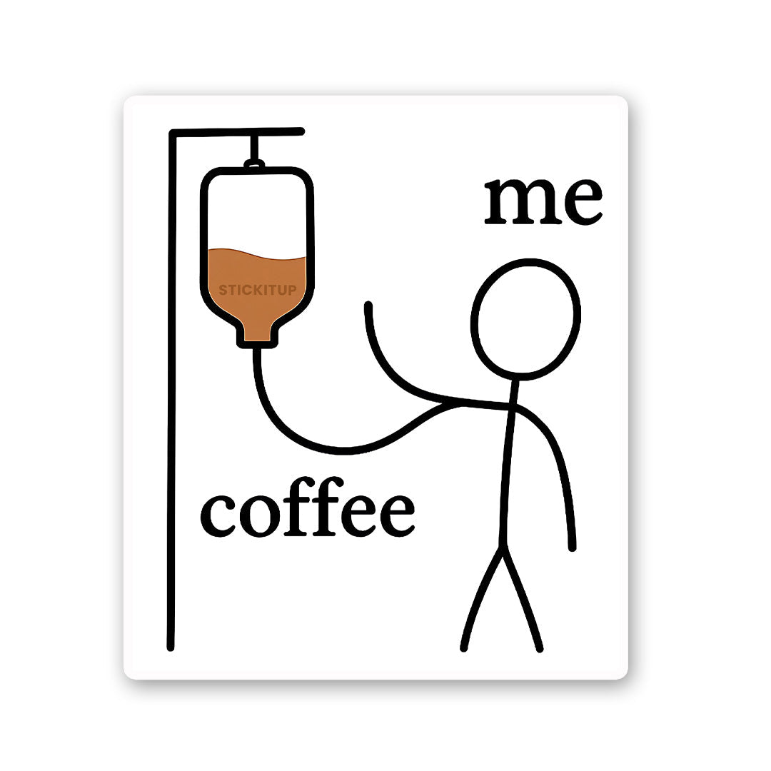 Coffee Me Sticker - Stickers | STICK IT UP