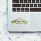 Collect Moments Not Things Sticker waterproof vinyl decal for laptop, bike, car & bottle