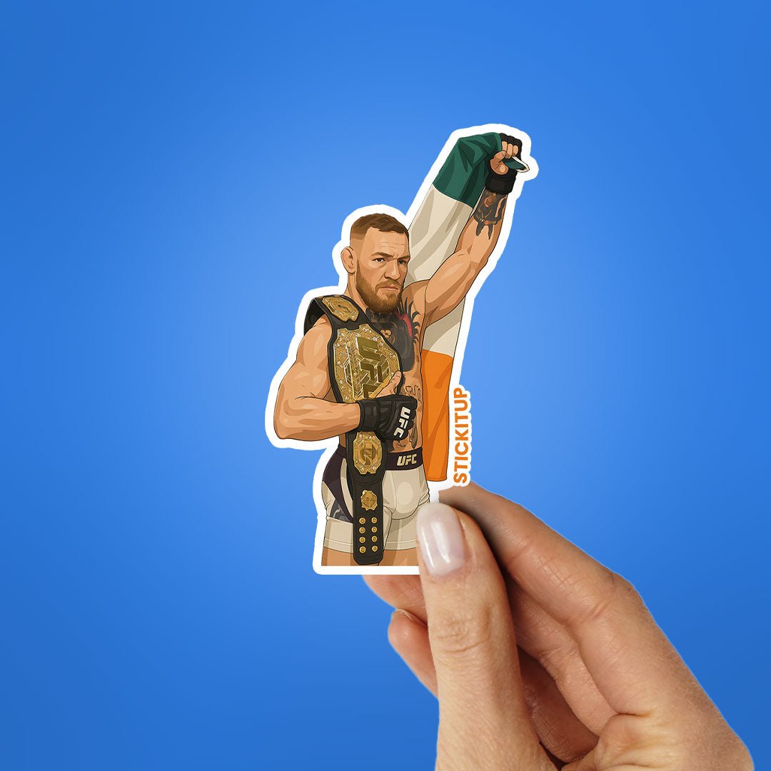 CONOR MCGREGOR Sticker waterproof vinyl decal for laptop, bike, car & bottle