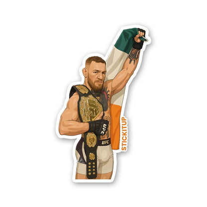 CONOR MCGREGOR Sticker waterproof vinyl decal for laptop, bike, car & bottle
