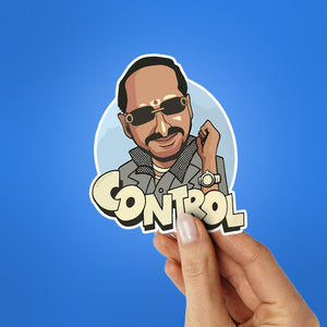Control Sticker waterproof vinyl decal for laptop, bike, car & bottle