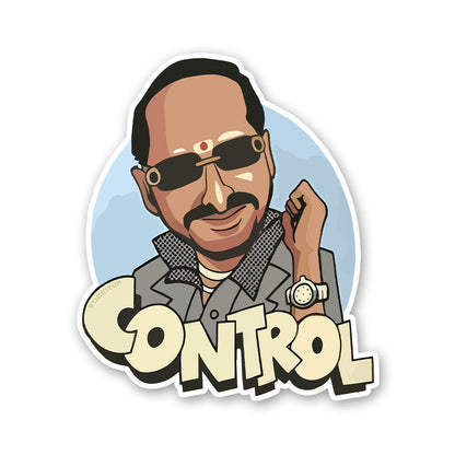 Control Sticker waterproof vinyl decal for laptop, bike, car & bottle