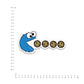 Cookie Monster Bumper Sticker waterproof vinyl decal for laptop, bike, car & bottle
