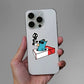 Cool Cat Smokes Sticker waterproof vinyl decal for laptop, bike, car & bottle