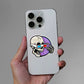 Cool Skull Sticker waterproof vinyl decal for laptop, bike, car & bottle