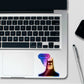 Creepy Holographic Sticker waterproof vinyl decal for laptop, bike, car & bottle