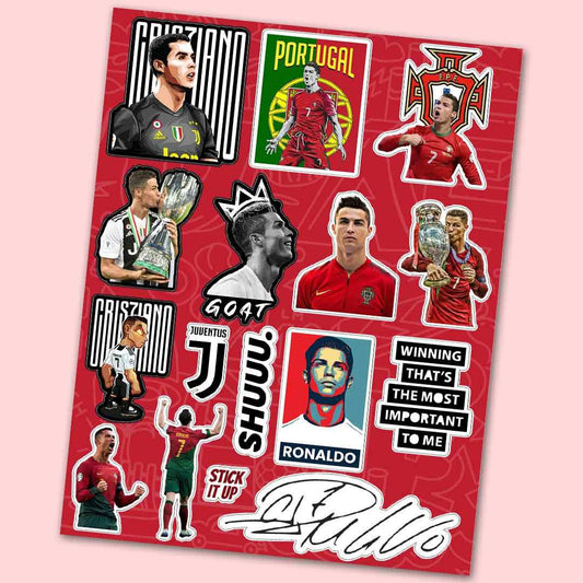 Cristiano Ronaldo Mini sticker sheet - STICK IT UP