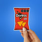 CRUNCH TRIOS Sticker waterproof vinyl decal for laptop, bike, car & bottle