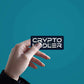 Crypto - Holder Sticker waterproof vinyl decal for laptop, bike, car & bottle