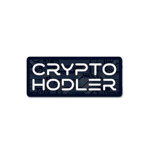 Crypto - Holder Sticker waterproof vinyl decal for laptop, bike, car & bottle
