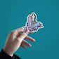 Crystal Stickers waterproof vinyl decal for laptop, bike, car & bottle