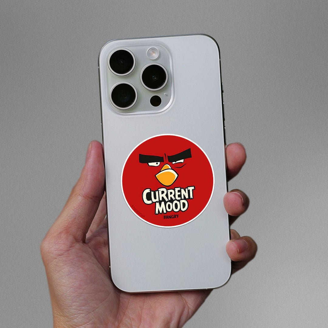 Current Mood Sticker waterproof vinyl decal for laptop, bike, car & bottle