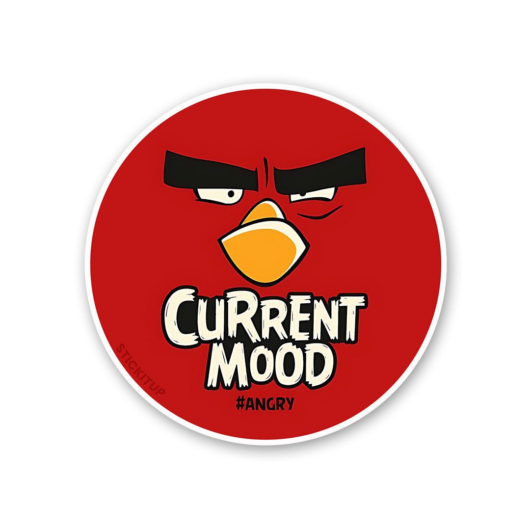 Current Mood Sticker waterproof vinyl decal for laptop, bike, car & bottle
