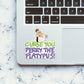 Curse You Perry Sticker waterproof vinyl decal for laptop, bike, car & bottle