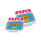 Custom Paper Sticker waterproof vinyl decal for laptop, bike, car & bottle