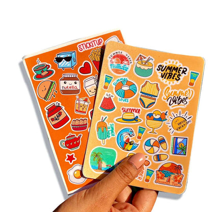 Custom Sticker Sheet waterproof vinyl decal for laptop, bike, car & bottle