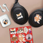 Cute Cat Mini Sticker Sheet waterproof vinyl decal for laptop, bike, car & bottle