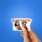 Daamn Sticker waterproof vinyl decal for laptop, bike, car & bottle