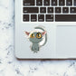 DAIJIN CAT Sticker waterproof vinyl decal for laptop, bike, car & bottle