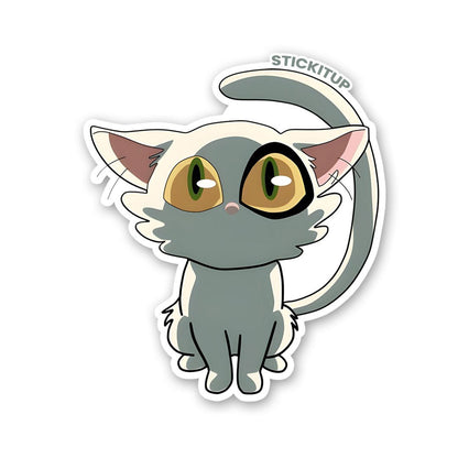 DAIJIN CAT Sticker waterproof vinyl decal for laptop, bike, car & bottle