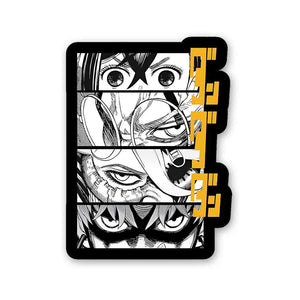 Dandadan 0.1 Sticker waterproof vinyl decal for laptop, bike, car & bottle