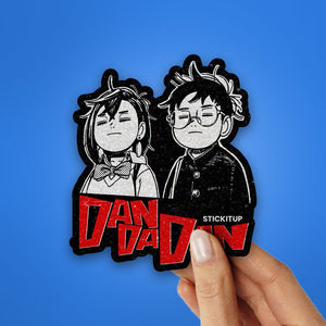 Dandadan 3.0 Glitter Sticker waterproof vinyl decal for laptop, bike, car & bottle