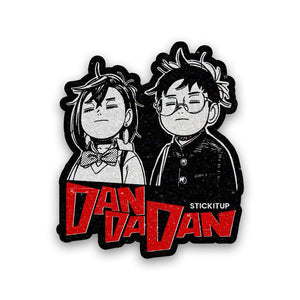 Dandadan 3.0 Glitter Sticker waterproof vinyl decal for laptop, bike, car & bottle