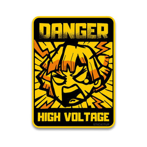 danger Bumper Sticker waterproof vinyl decal for laptop, bike, car & bottle