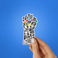 Dark Figure Art Sticker