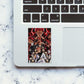 Dark Manga Skull Squad Glitter Sticker
