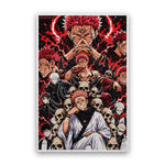 Dark Manga Skull Squad Glitter Sticker - Glitter Stickers | STICK IT UP