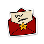 Dear Santa Sticker waterproof vinyl decal for laptop, bike, car & bottle