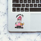 Death By Book Hangover Sticker waterproof vinyl decal for laptop, bike, car & bottle