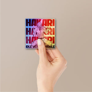 Death Gamble Holographic Stickers - Holographic stickers | STICK IT UP