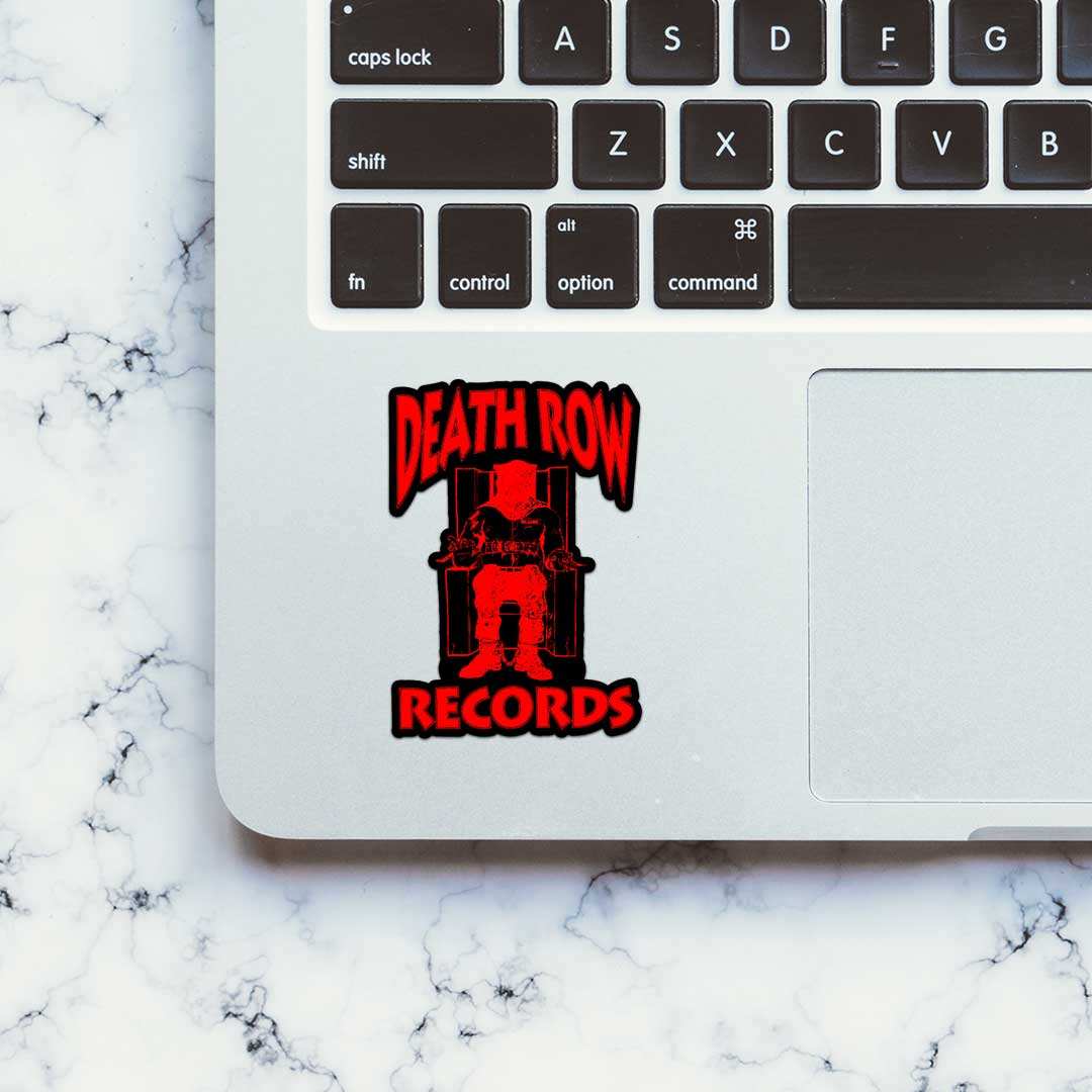 Death Row Records Sticker waterproof vinyl decal for laptop, bike, car & bottle
