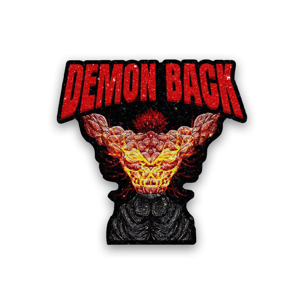 Demon Back 2.1 Glitter Sticker - Glitter Stickers | STICK IT UP