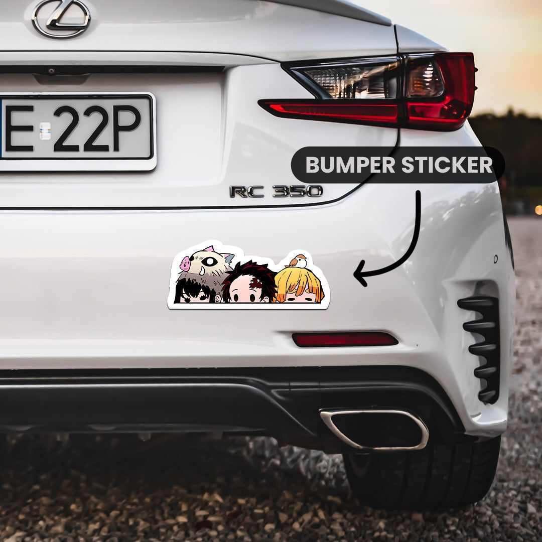 Demon Slayer Bumper Sticker - STICK IT UP