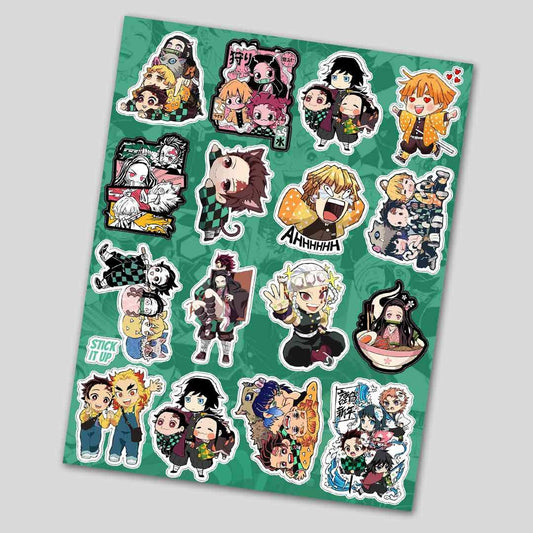 Demon Slayer Mini sticker Sheet - STICK IT UP
