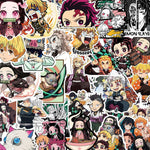 Demon Slayer Sticker Packs [50 sticker] waterproof vinyl decal for laptop, bike, car & bottle