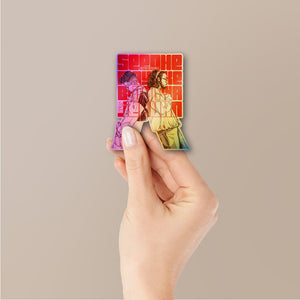 Desi Rap Duo Style Holographic Stickers - Holographic stickers | STICK IT UP
