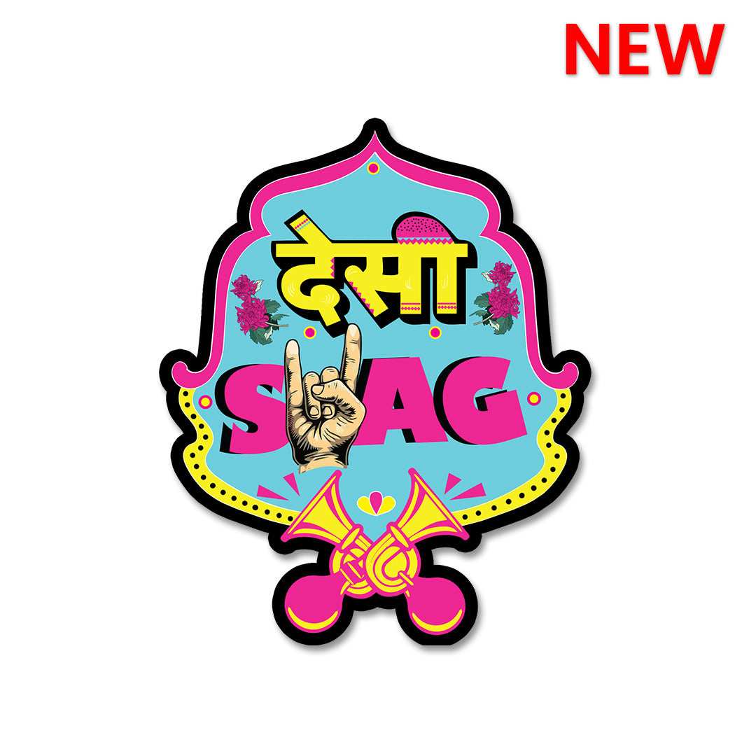 Desi Swag Sticker - Stickers | STICK IT UP