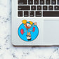 Dexter's Laboratory Sticker waterproof vinyl decal for laptop, bike, car & bottle
