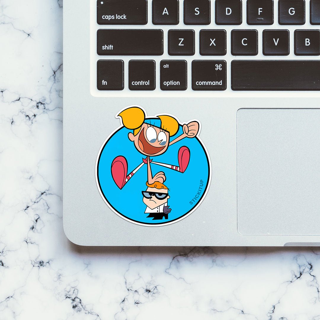 Dexter's Laboratory Sticker waterproof vinyl decal for laptop, bike, car & bottle