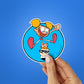 Dexter's Laboratory Sticker waterproof vinyl decal for laptop, bike, car & bottle