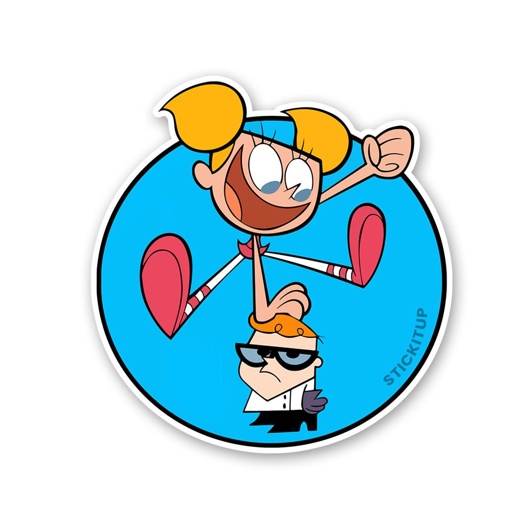 Dexter's Laboratory Sticker waterproof vinyl decal for laptop, bike, car & bottle